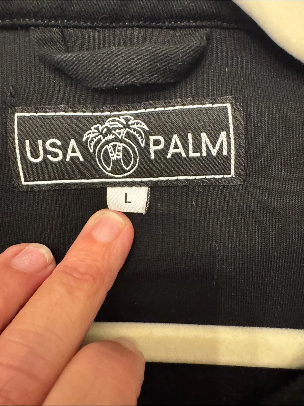 USA Palm Men's Summit Sherpa Shacket Jacket Black Size L